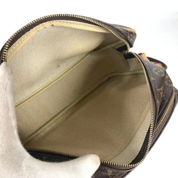 LOUIS VUITTON Monogram ReporterPM Double Zip Crossbody Bag Shoulder Bag